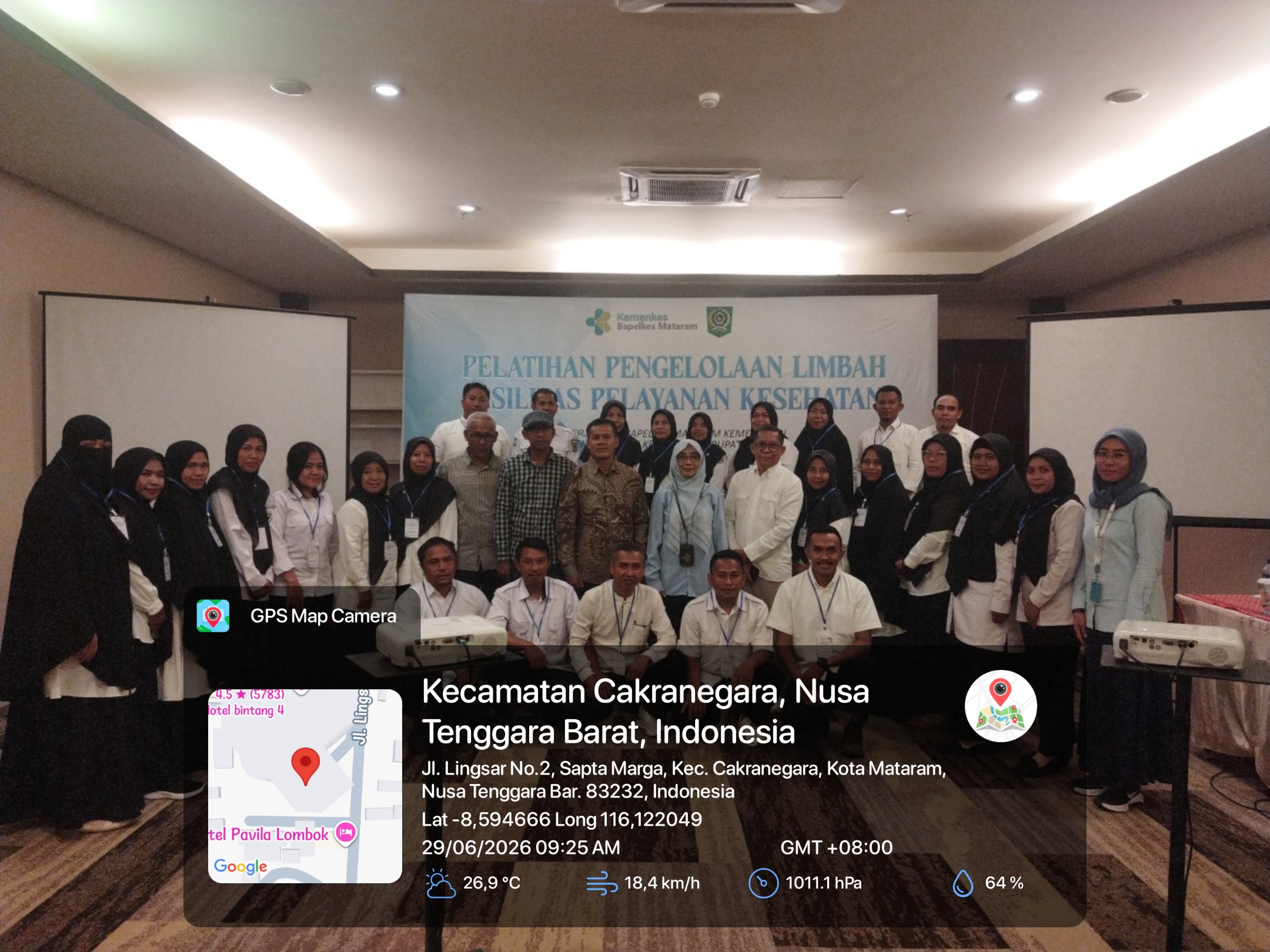 Tingkatkan Standar Keselamatan Lingkungan, Dinkes Bima dan Bapelkes Mataram Gelar Pelatihan Pengelolaan Limbah Fasyankes