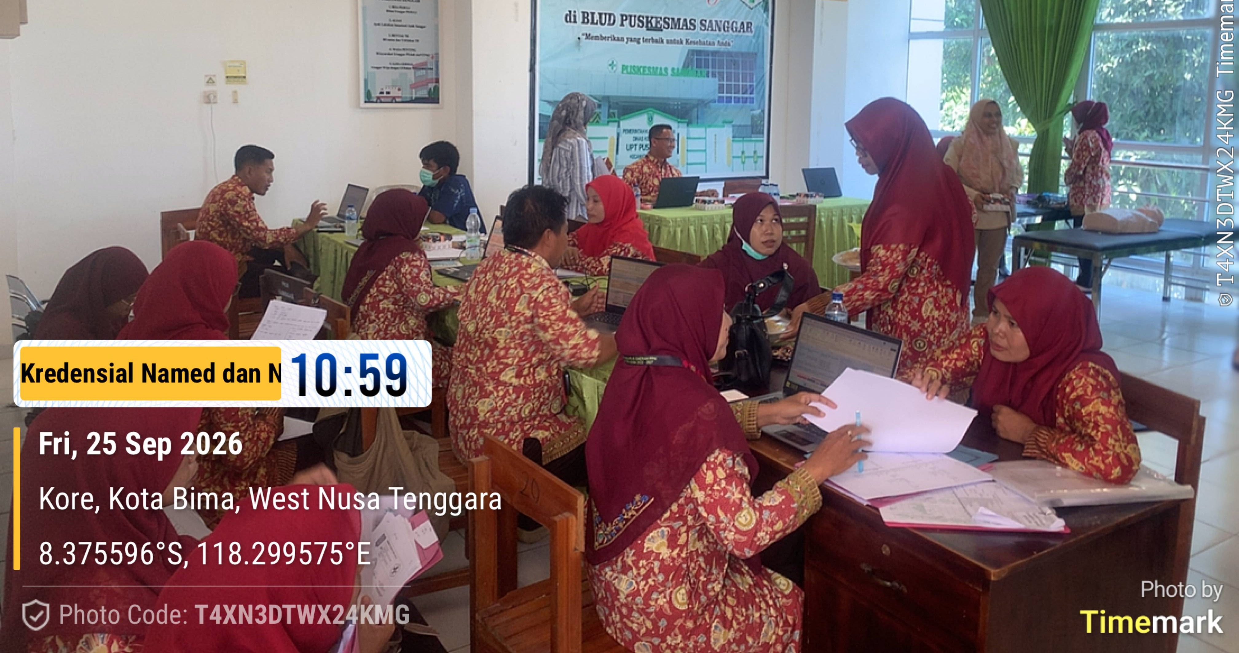 Tingkatkan Standar Pelayanan, 117 Tenaga Kesehatan Puskesmas Sanggar Sukses Jalani Uji Kredensial